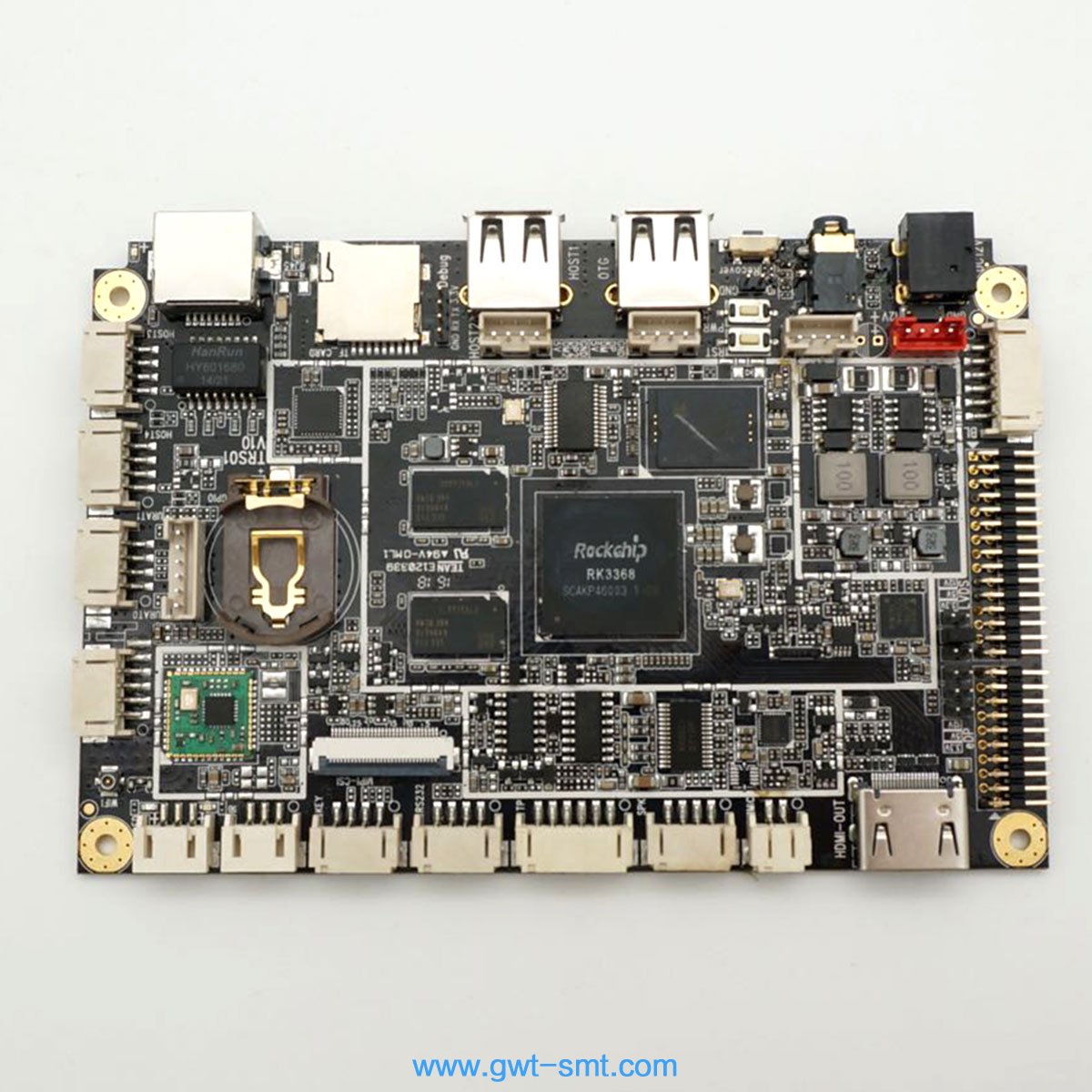 RK3368-smt貼片加工，礦機主板smt加工，DIP插件后焊